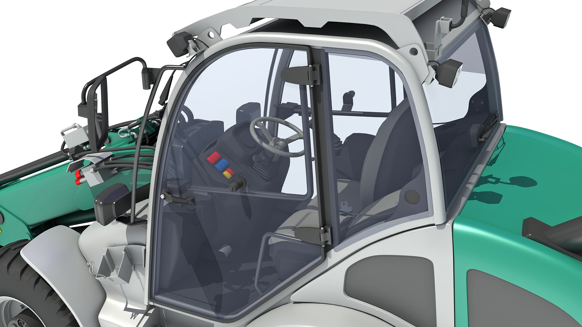 Wheel Loader 3D Model