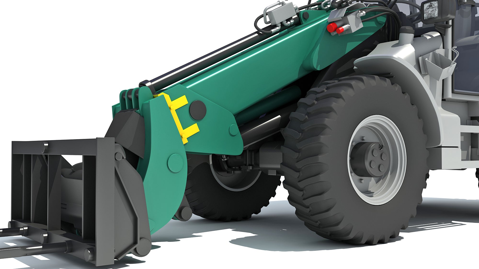 Wheel Loader 3D Model