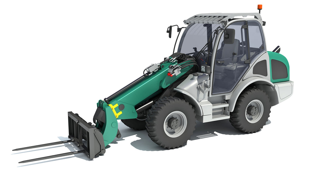 Wheel Loader 3D Model