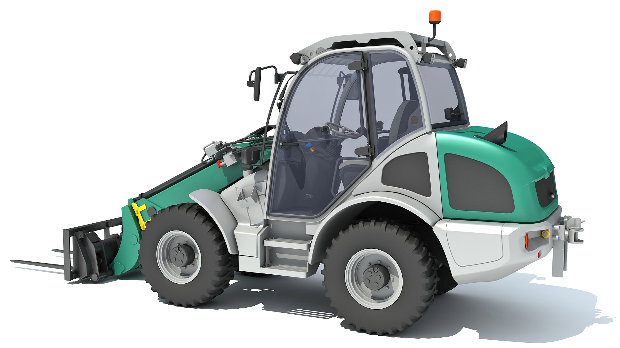 Wheel Loader 3D Model