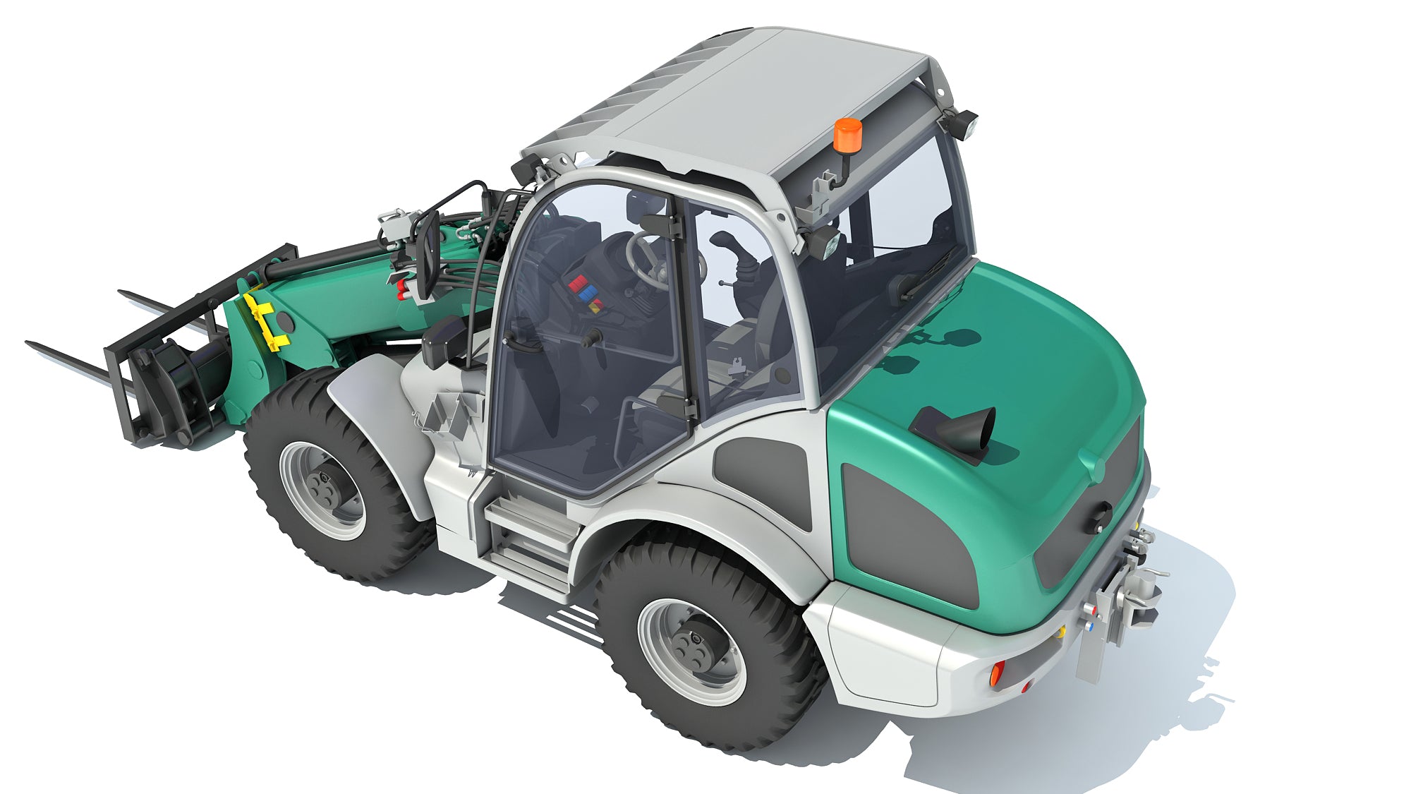 Wheel Loader 3D Model