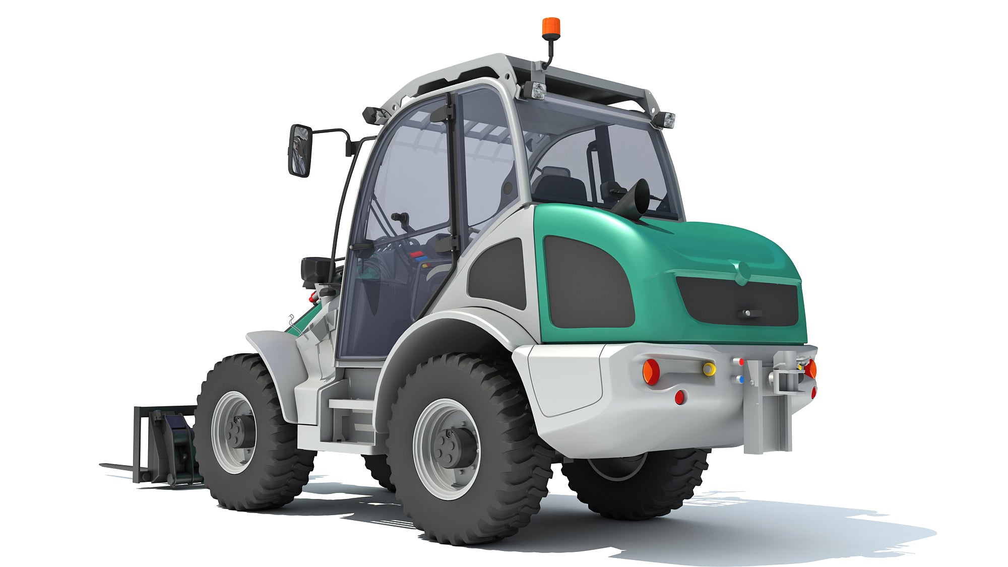 Wheel Loader 3D Model