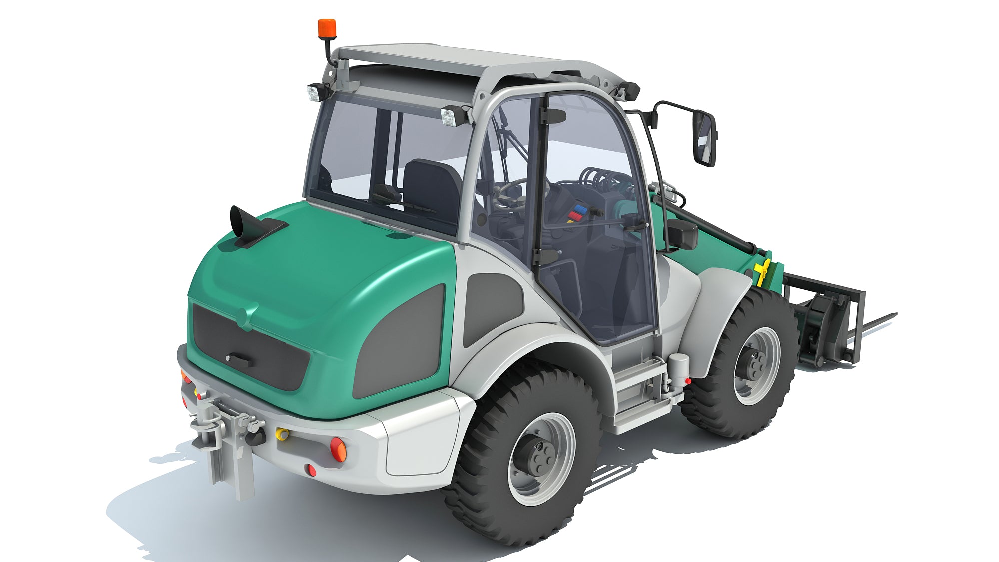 Wheel Loader 3D Model