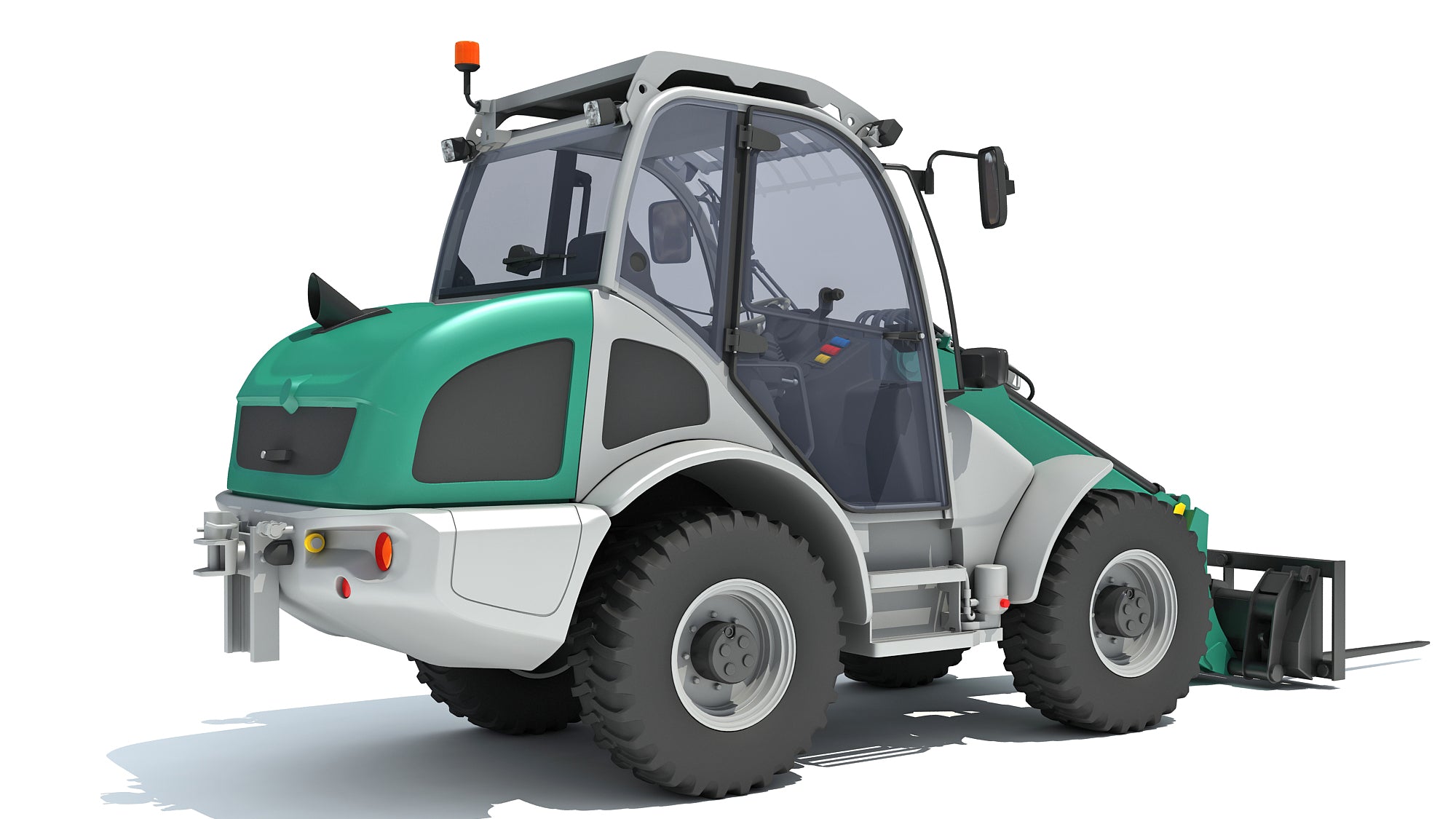 Wheel Loader 3D Model