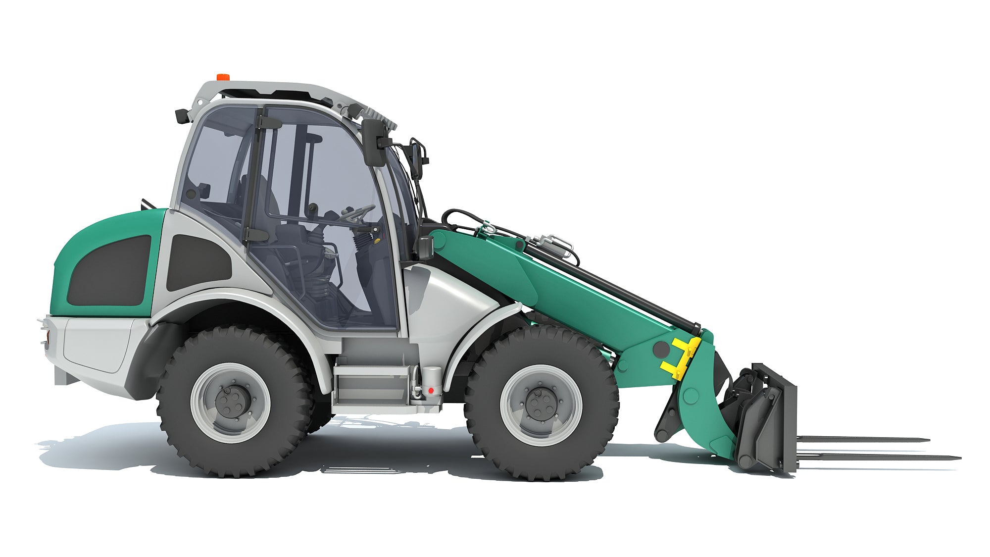Wheel Loader 3D Model