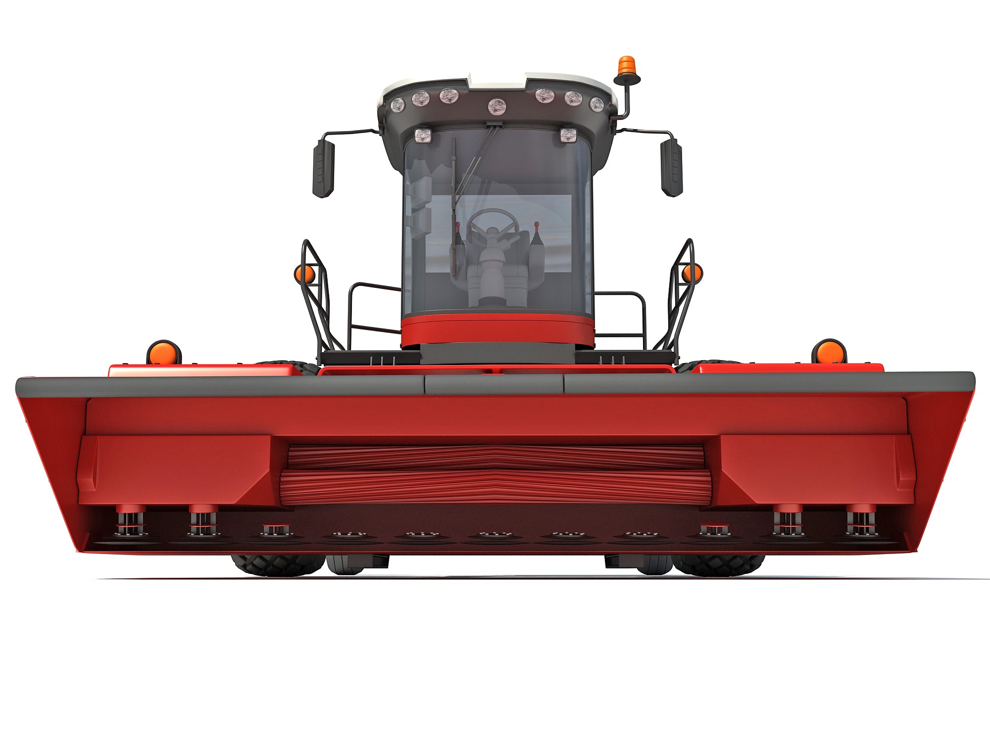 Swather Windrower 3D Model