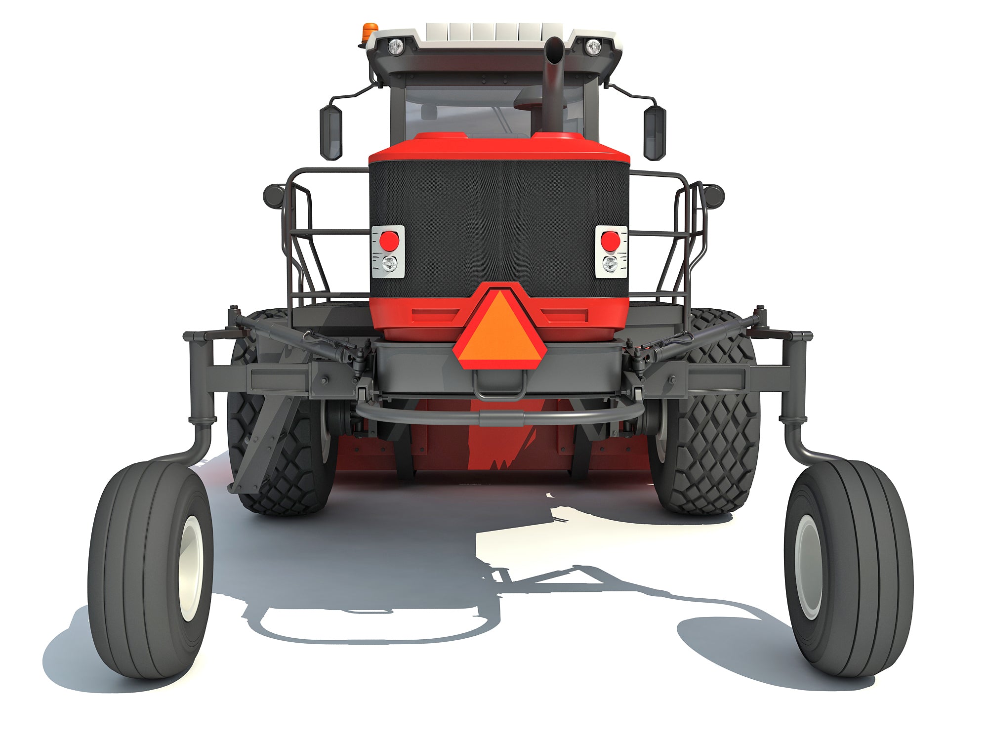Swather Windrower 3D Model