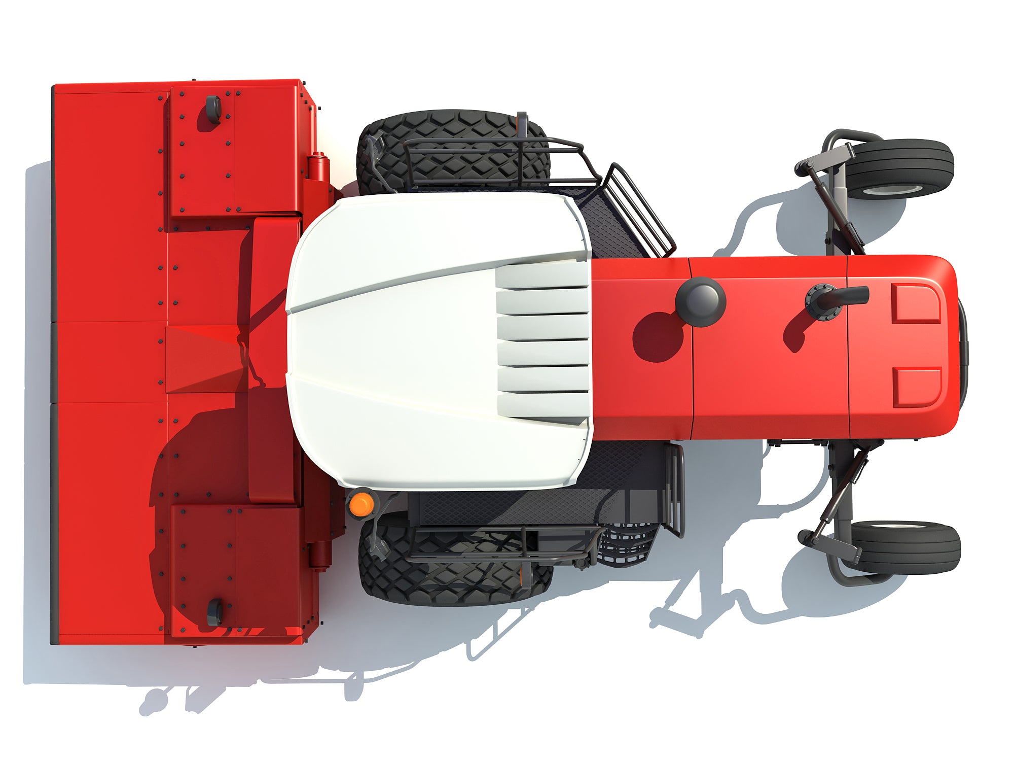Swather Windrower 3D Model
