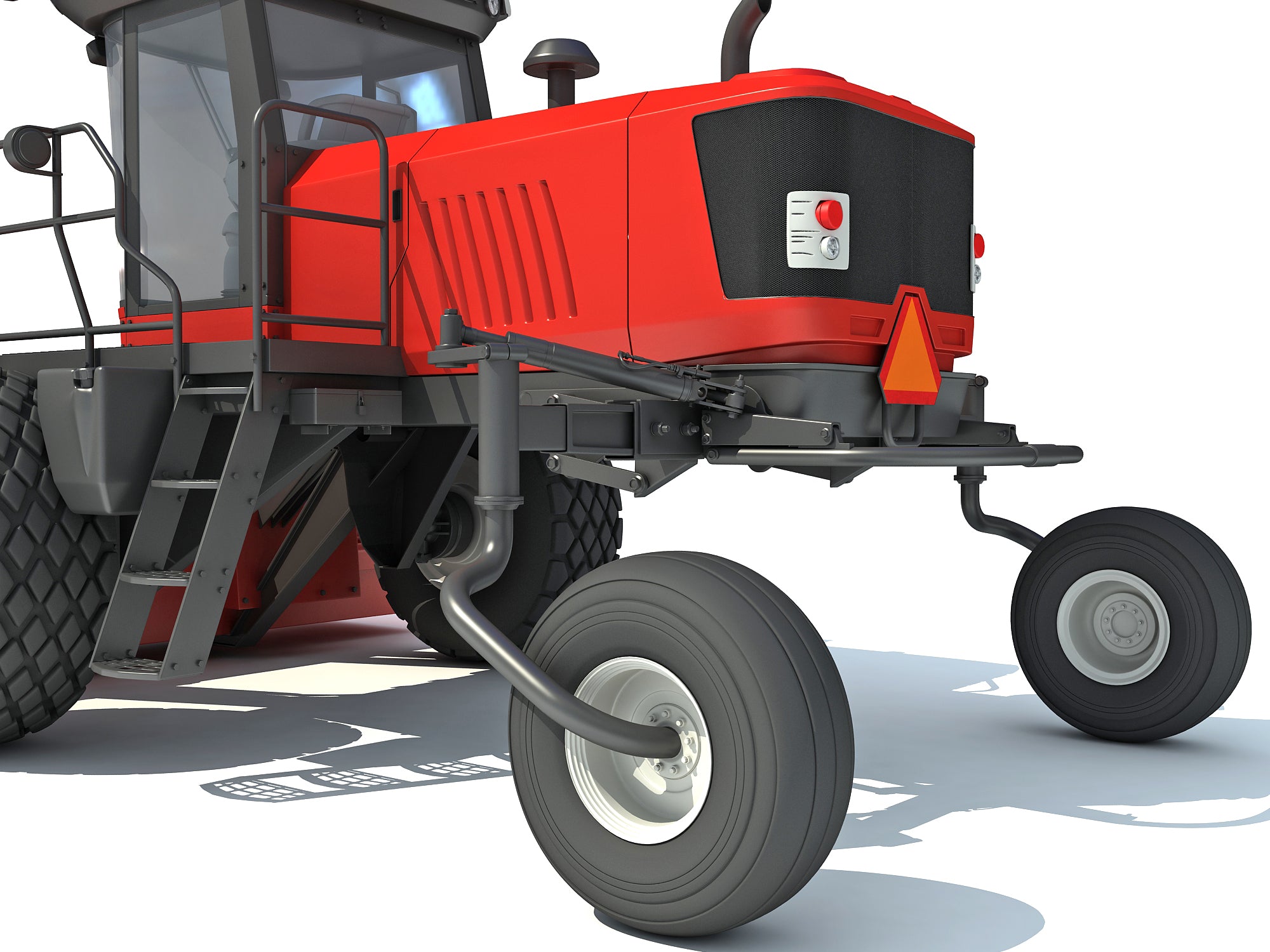 Swather Windrower 3D Model