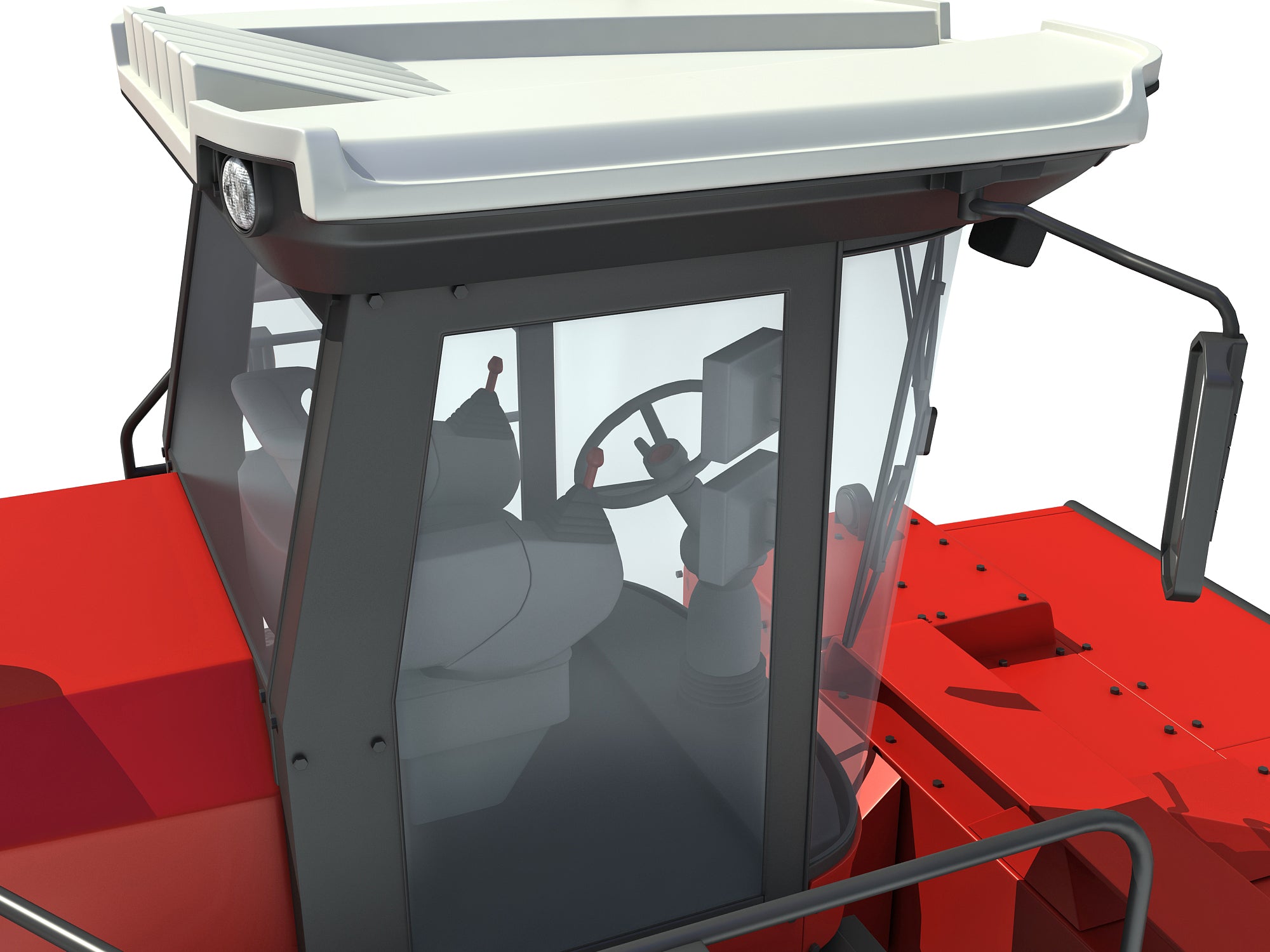 Swather Windrower 3D Model