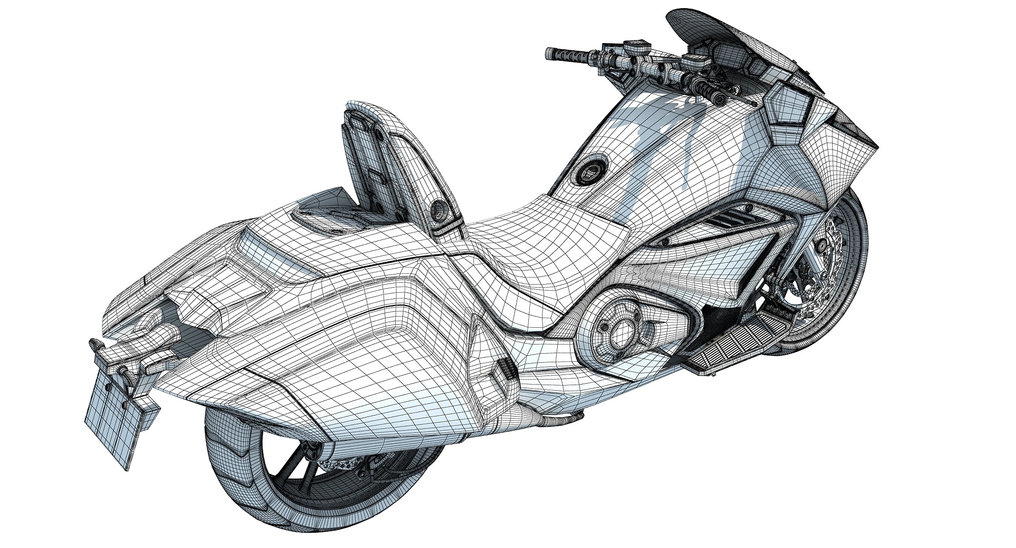 Sport Bike 3D Models