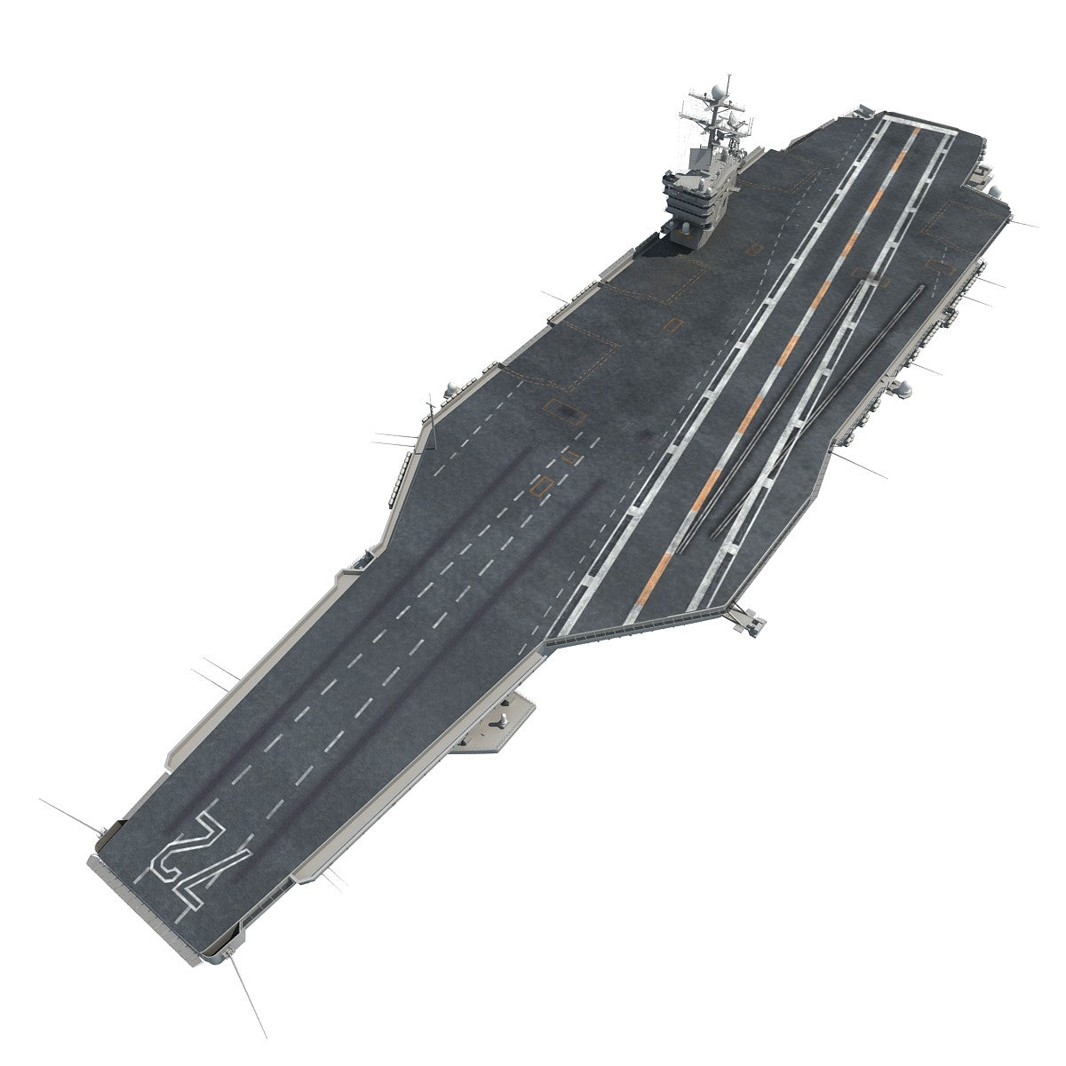 Aircraft Carrier Abraham Lincoln 3D Model
