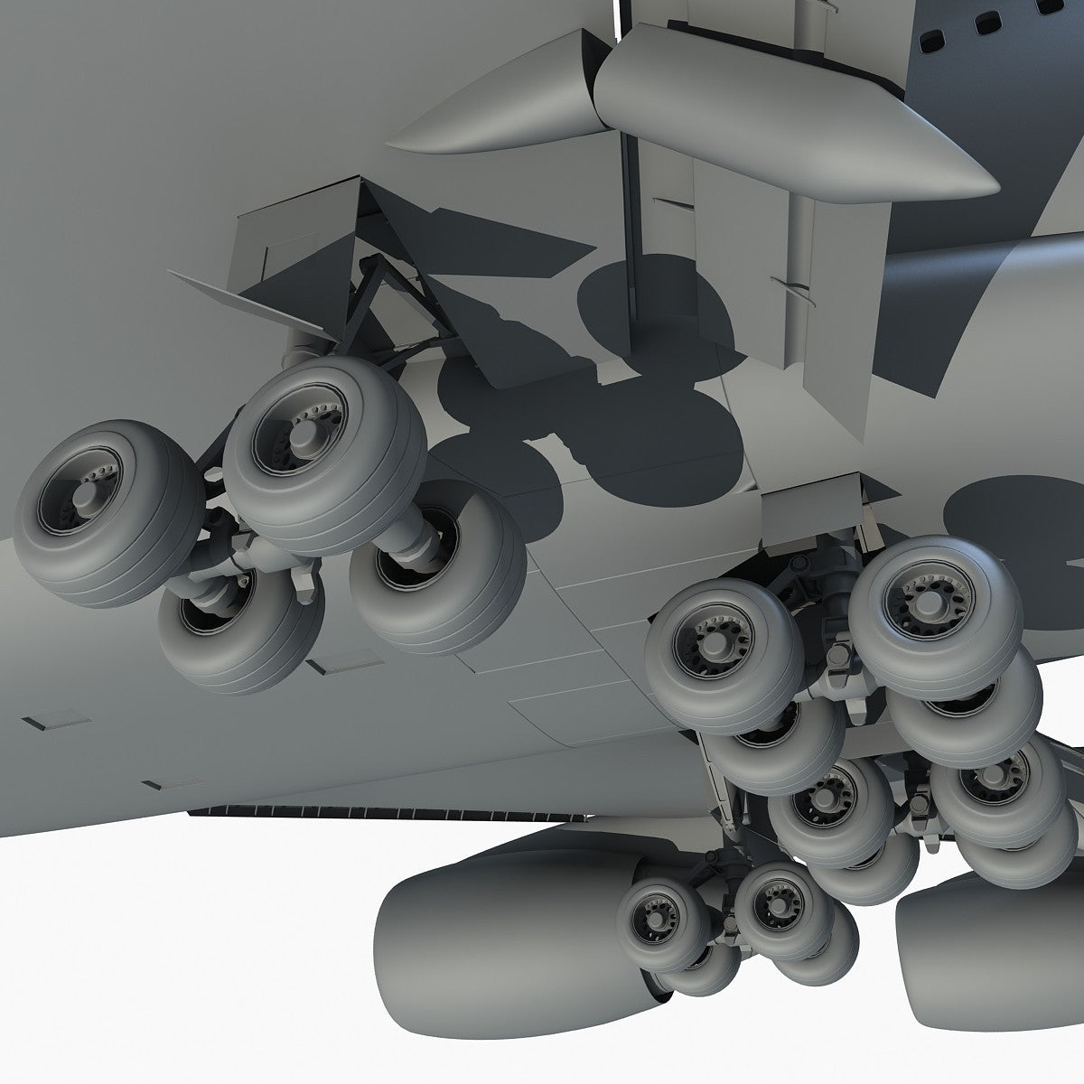 Aircraft Landing 3D Scene