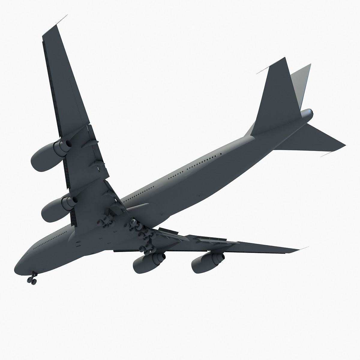Aircraft Landing 3D Scene