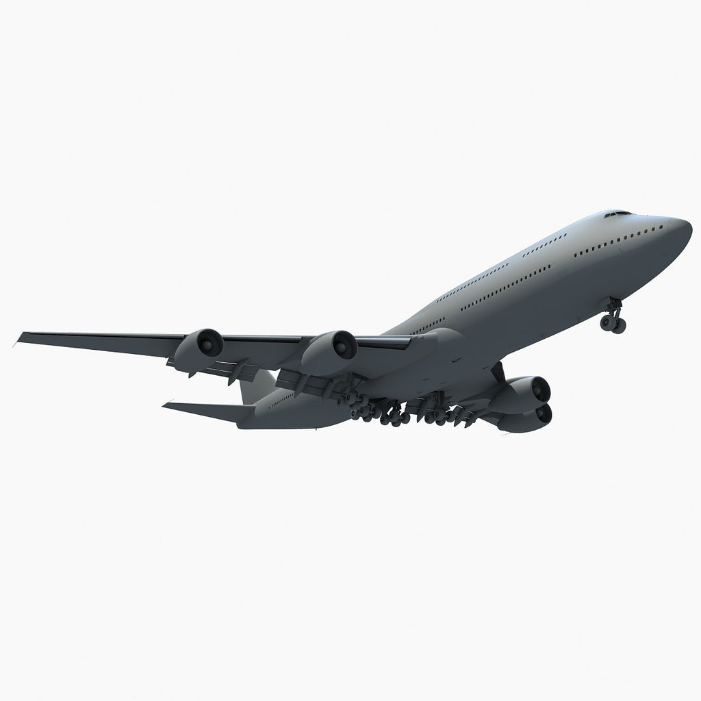 3D Aircraft Landing Scene