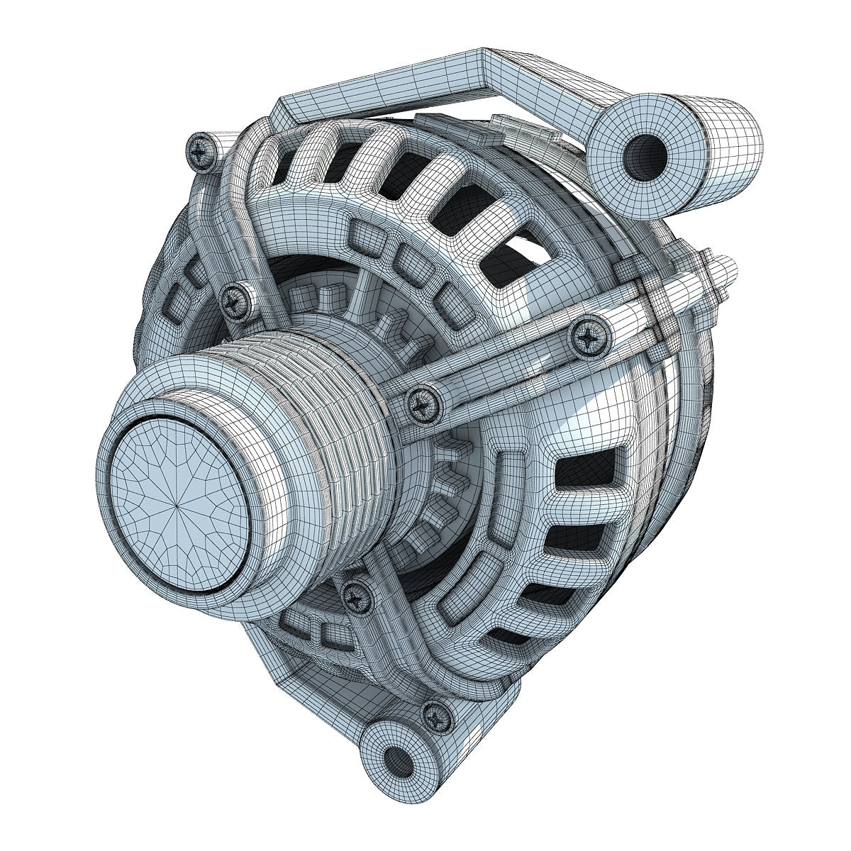 Alternator Engine 3D Model