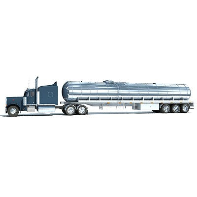 Tanker Truck 3d Model