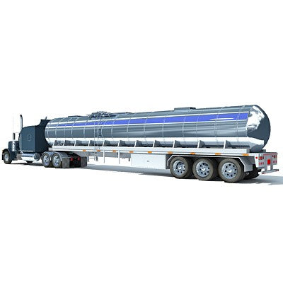 Tanker Truck 3d Model