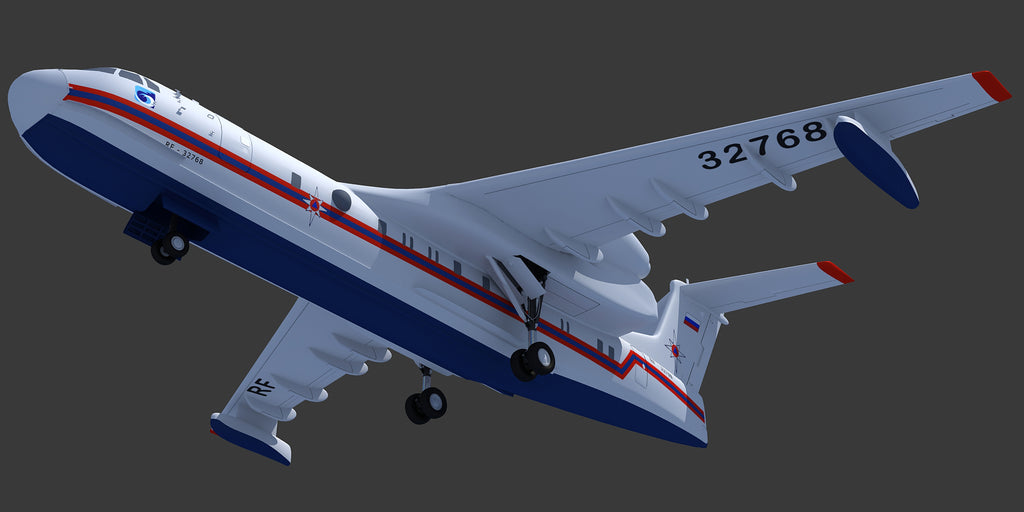 Amphibious Aircraft 3D Model