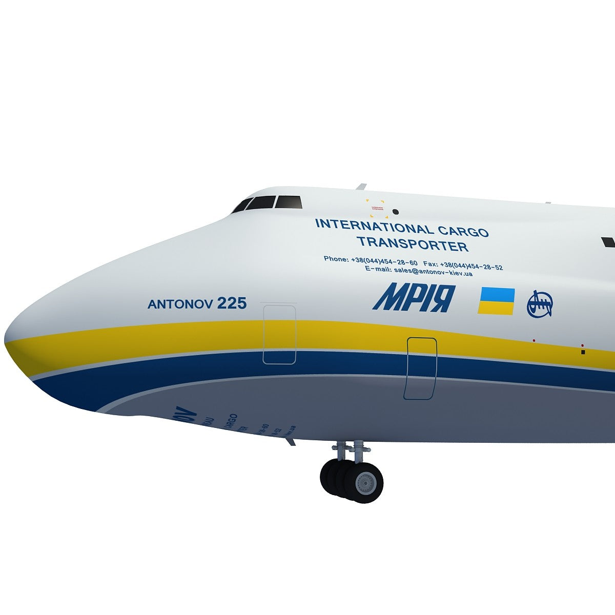 Antonov AN-225 Mriya 3D Model