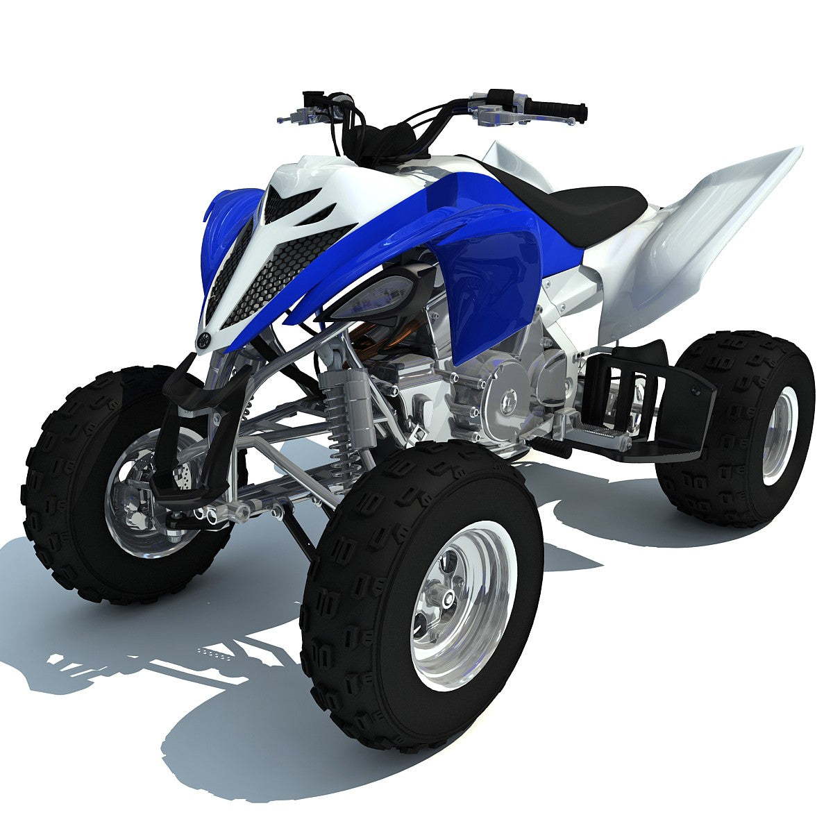 Sport ATV Yamaha Raptor 3D Model