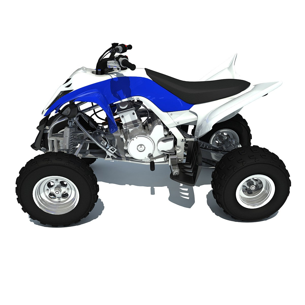Sport ATV Yamaha Raptor 3D Model