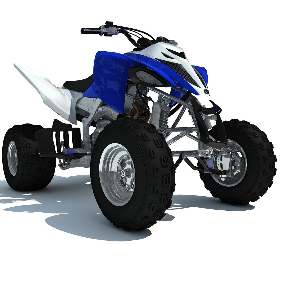 Sport ATV Yamaha Raptor 3D Model