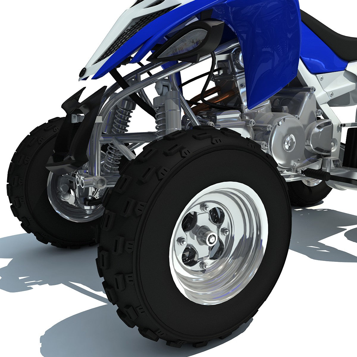 Sport ATV Yamaha Raptor 3D Model