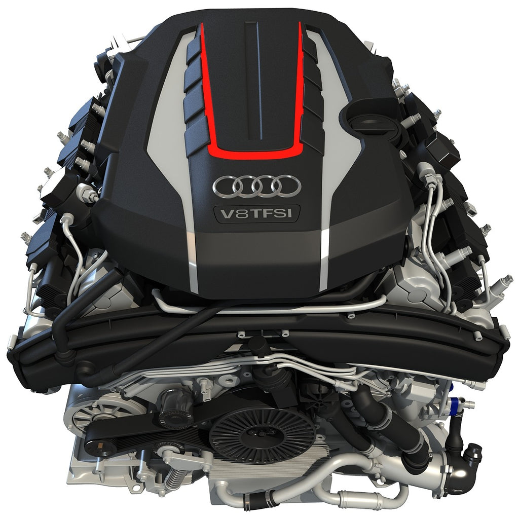 Audi Engine 3D Model