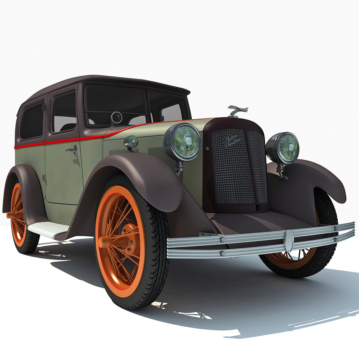 Enchères Lot 45 - DG MODELS : Austin Seven 1929 avec boitage Enchères Lot 45 - DG MODELS : Austin Seven 1929 avec boitage