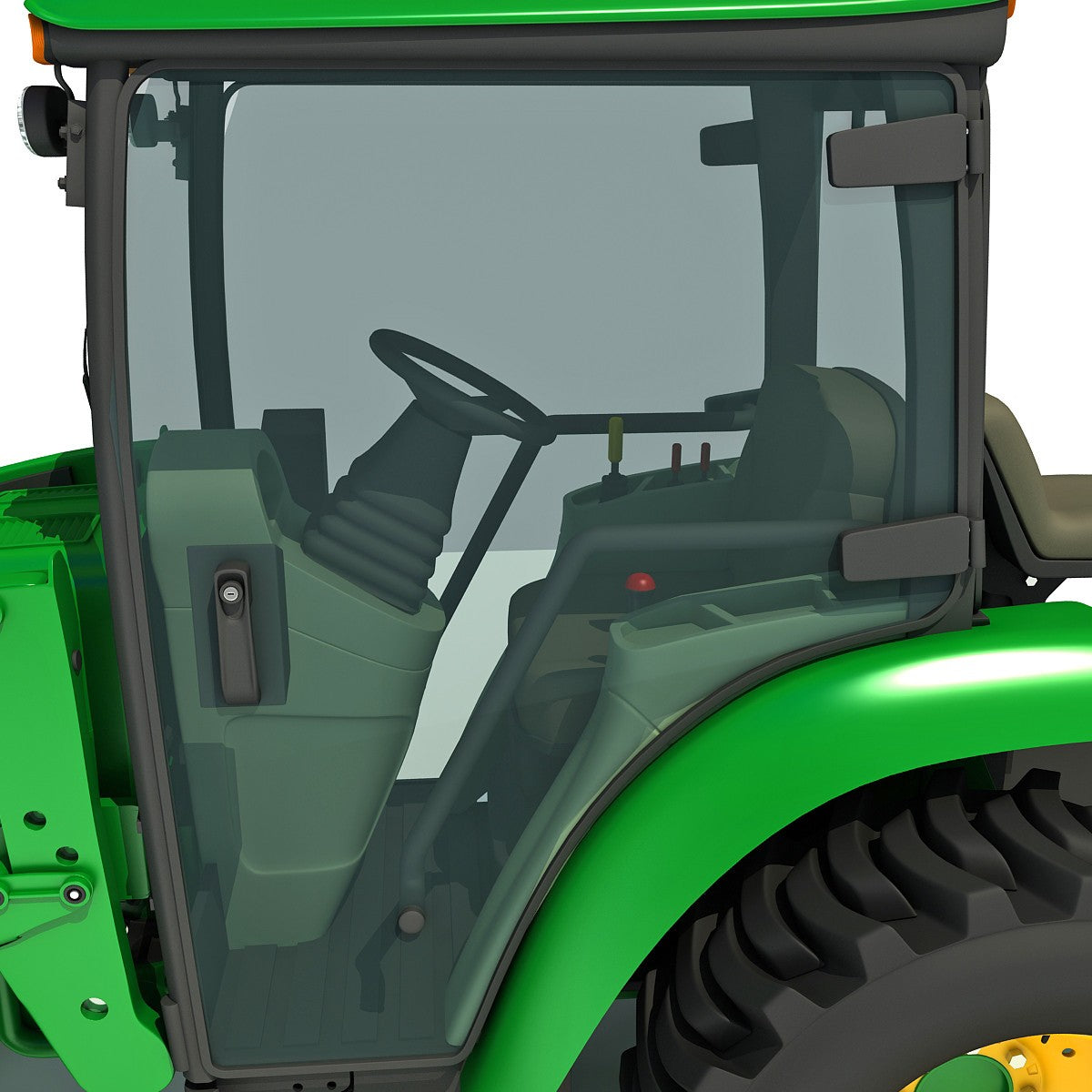 Compact Utility Tractor 3D Model