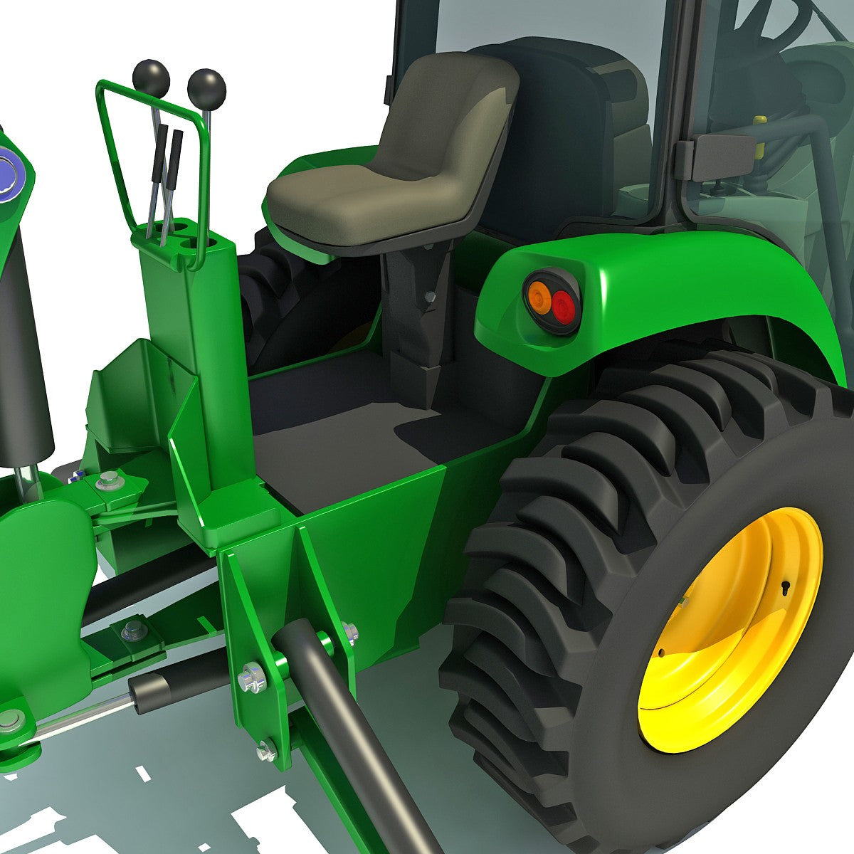 Compact Utility Tractor 3D Model
