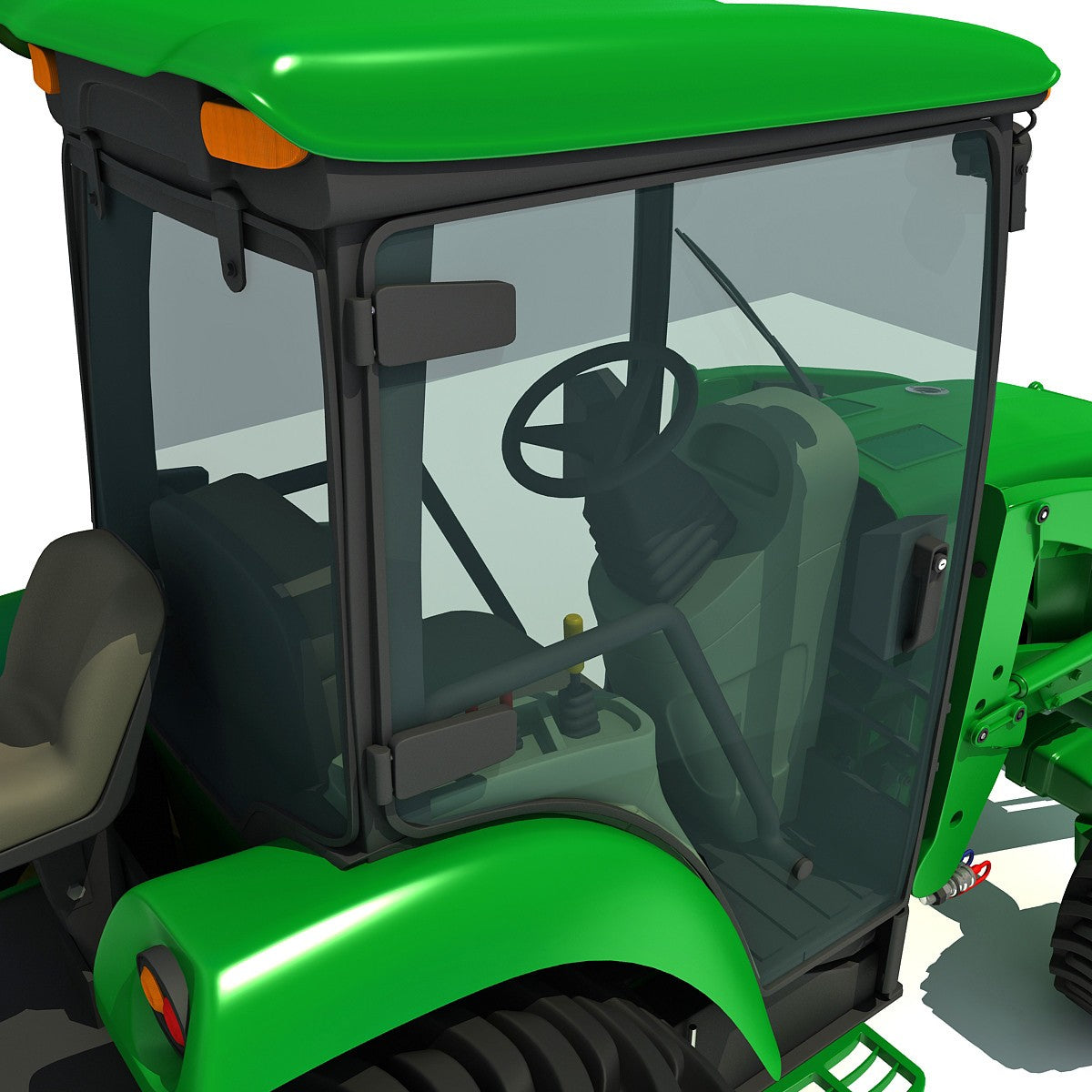 Compact Utility Tractor 3D Model