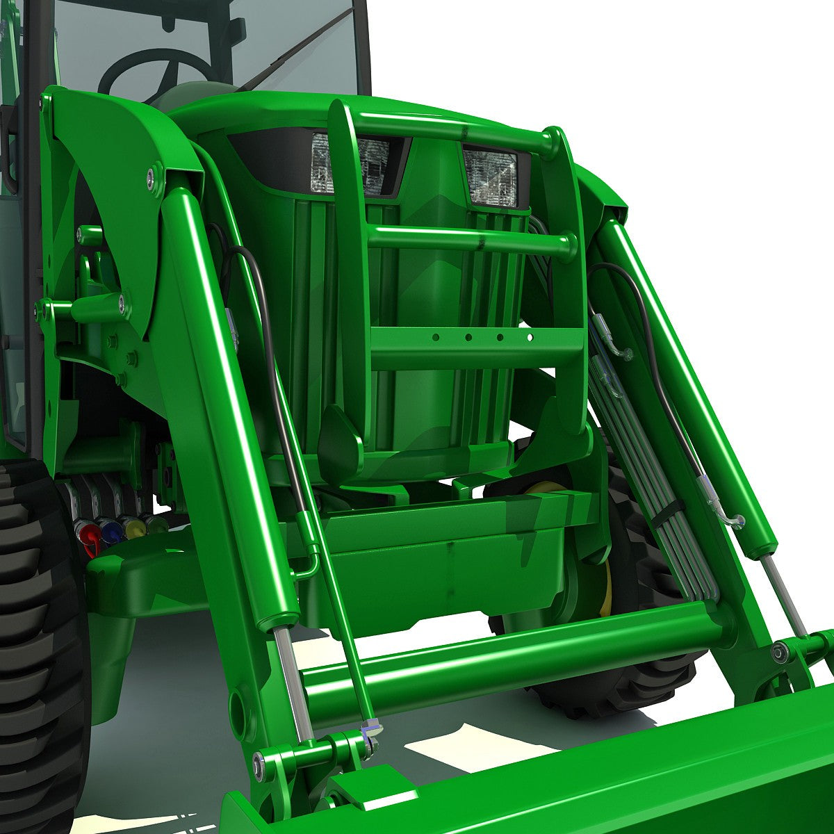 Compact Utility Tractor 3D Model