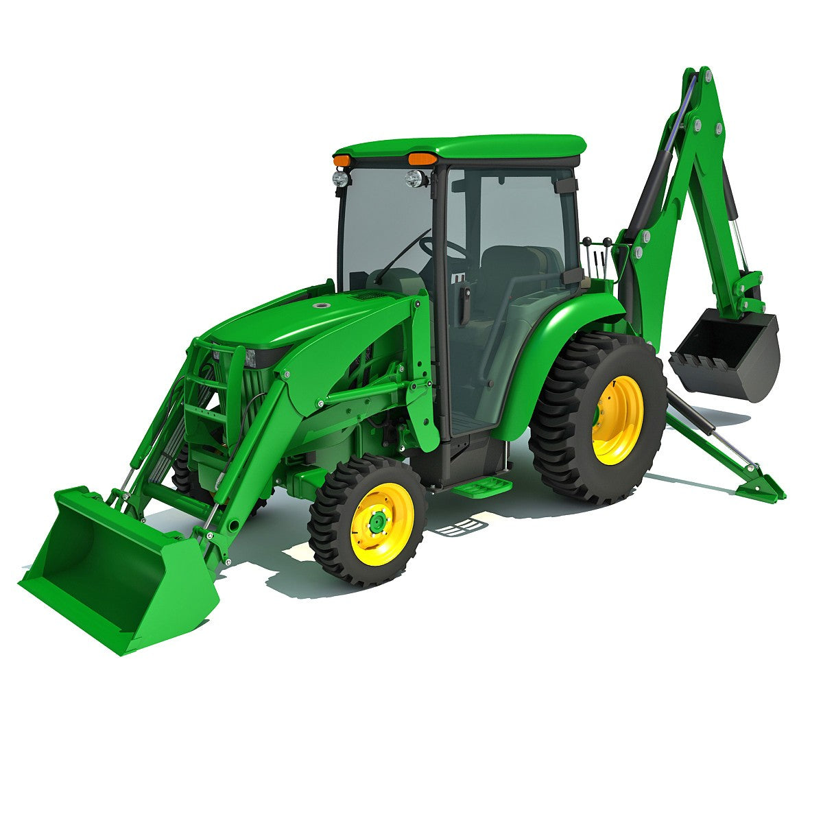 Compact Utility Tractor 3D Model