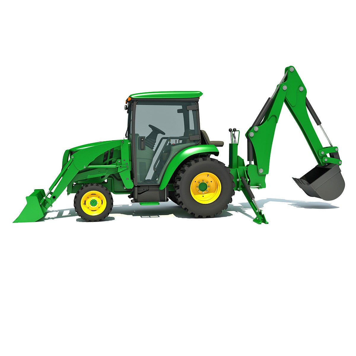 Compact Utility Tractor 3D Model