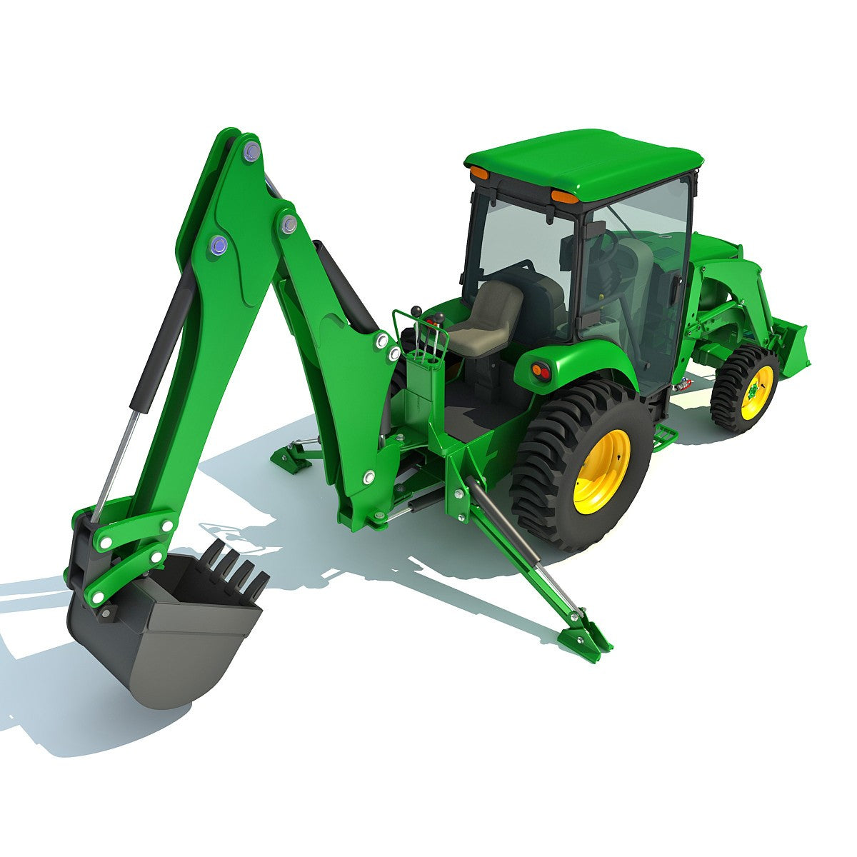Compact Utility Tractor 3D Model