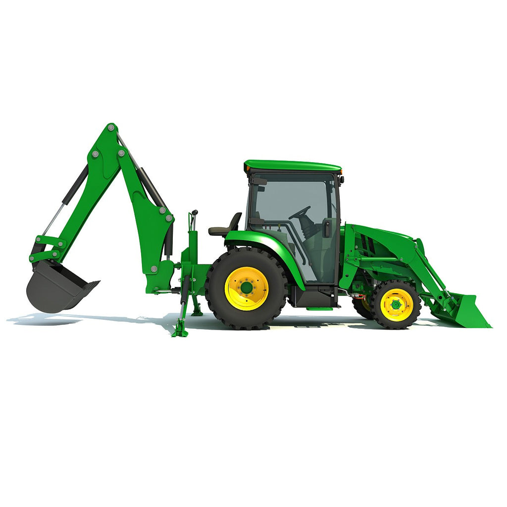 Compact Utility Tractor 3D Model