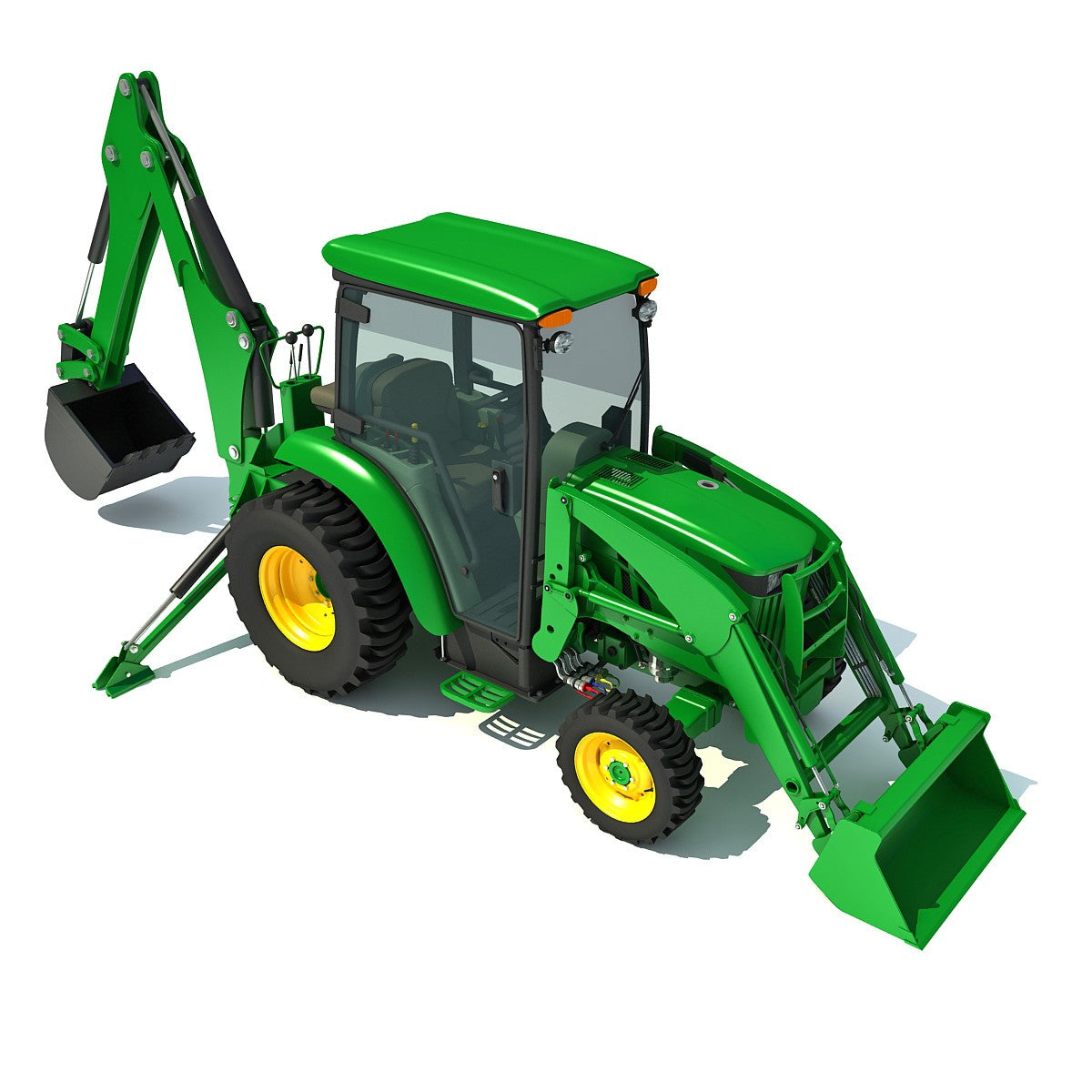 Compact Utility Tractor 3D Model