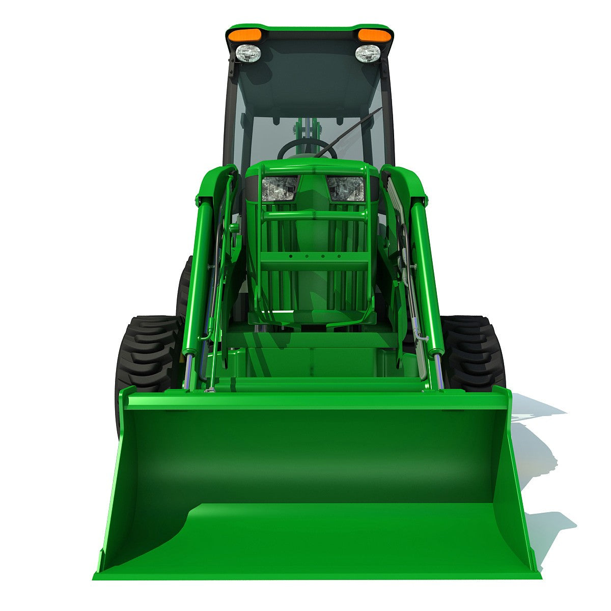 Compact Utility Tractor 3D Model
