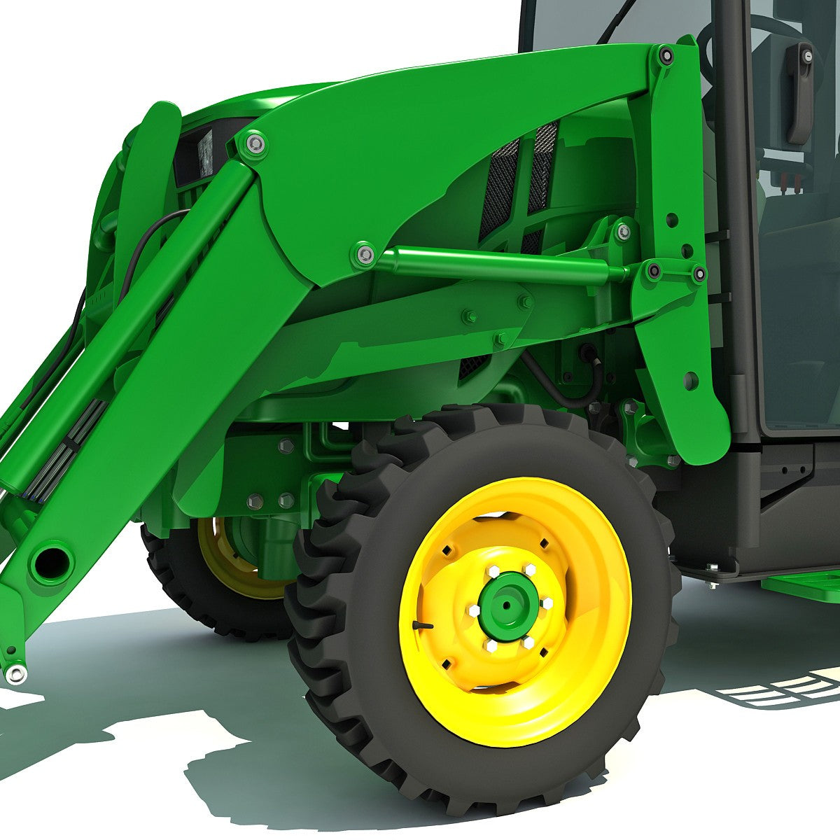 Compact Utility Tractor 3D Model