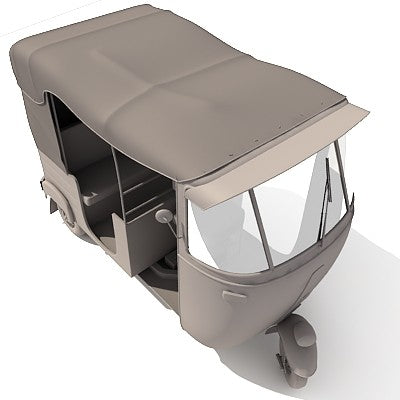 Bajaj Auto Rickshaw 3D Model