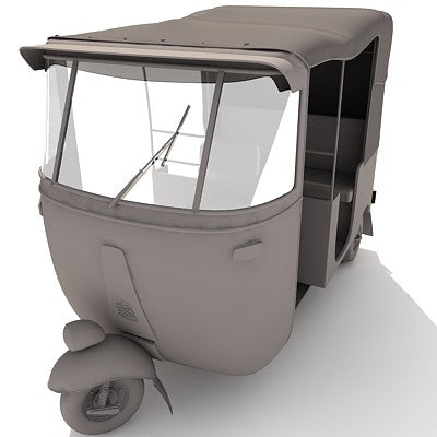 Bajaj Auto Rickshaw 3D Model