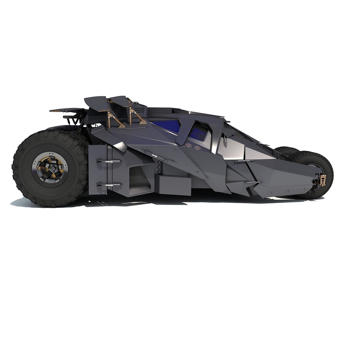 Batmobile Tumbler 3D Model
