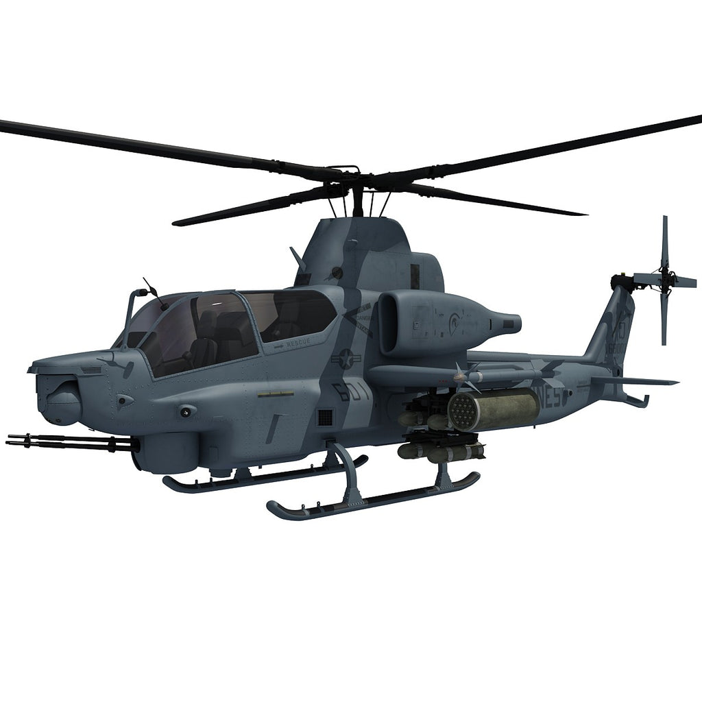 3D Helicopter Bell AH-1Z Viper