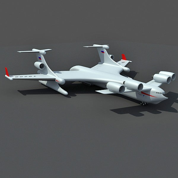 Beriev BE-2500 Neptun Amphibian Aircraft – 3D Horse
