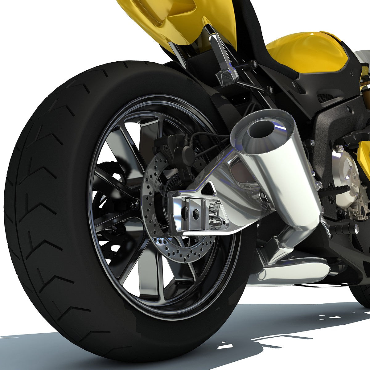 BMW Sport Bike 3D Model