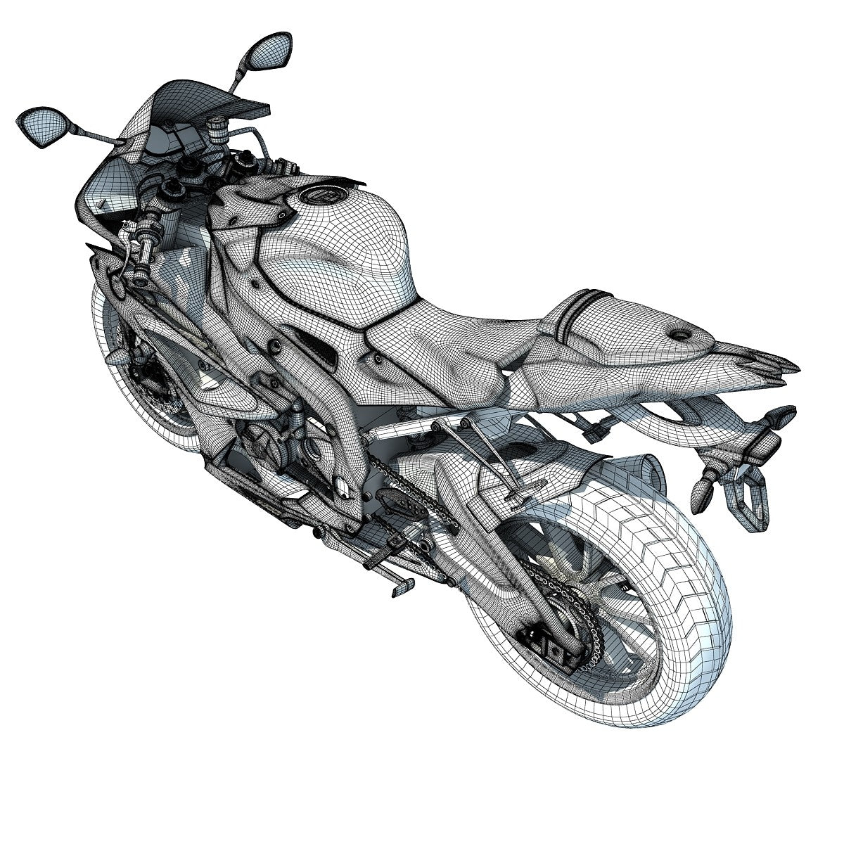 Sport Bike 3D Models