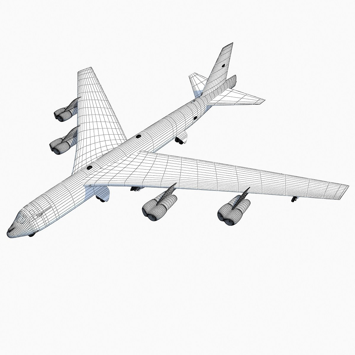 Boeing B-52 3D Model