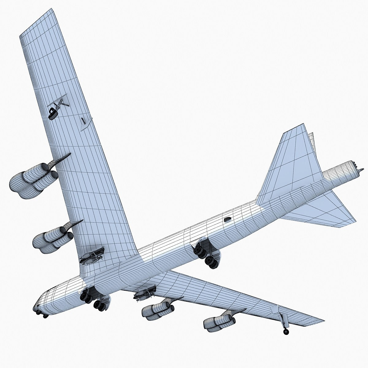 Boeing B-52 3D Model